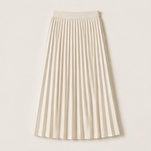 Elise Pleated Midi Skirt